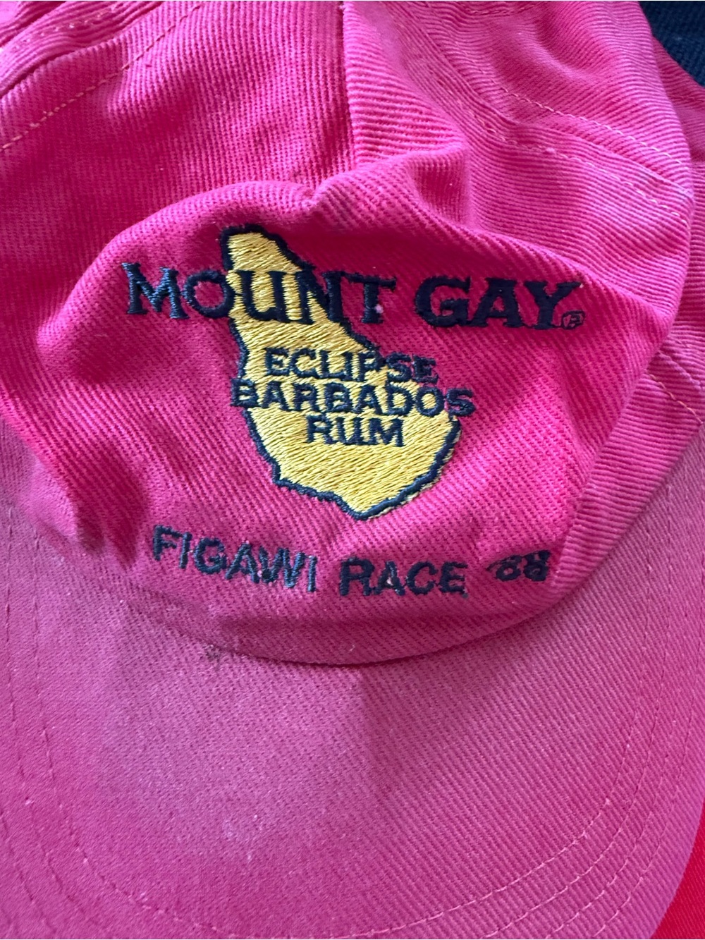 Mount Gay Eclipse Barbados Rum Embroidered Pink Cap ‘88
